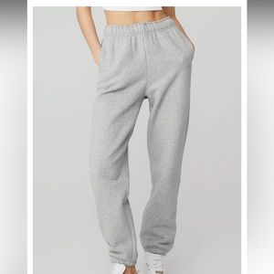 Aritiza Extra AF Fleece Sweatpants Gray XXS